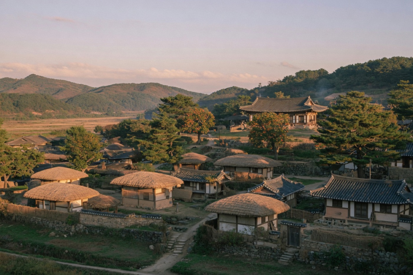 양동 풍경