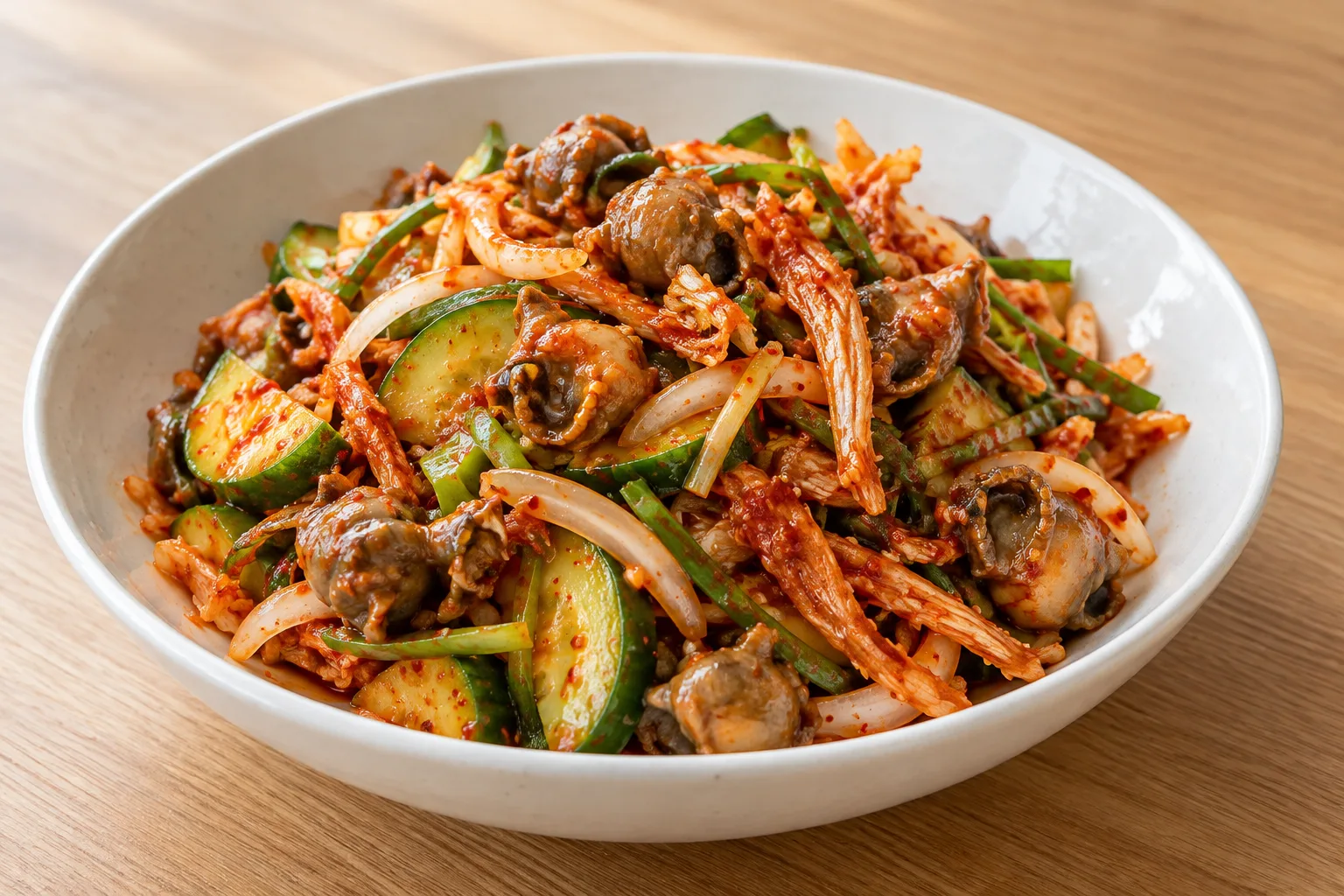 골뱅이무침 | 북어포를 더하면 씹는 맛이 달라져요